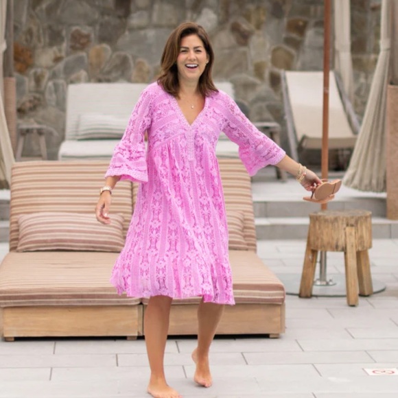 NWT Jilly Box x Astrid Clothing: Famous Midi size Medium pink - Picture 9 of 9